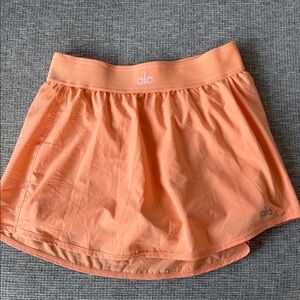 ALO Yoga Coral-Orange Athletic Skort